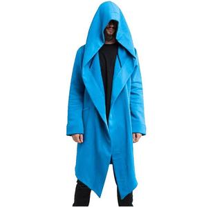 Cárdigan con capucha largo y alto alargado para hombre, Sudadera con capucha de diamantes de imitación, Unisex, personalizado, Vintage, con capucha, hombro caído, suéter de invierno, sudaderas con capucha - Product Image 4