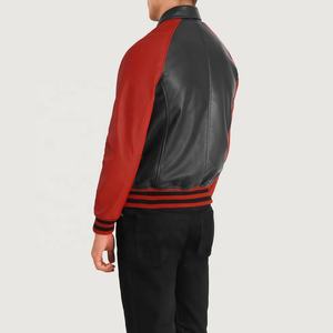 เสื้อแจ็กเก็ตมีตัวแทนมหาวิทยาลัย Ovo Yale เสื้อแจ็กเก็ต100% ผ้าฝ้ายปักลายสำหรับนักศึกษาเสื้อแจ็คเก็ตบอมเบอร์กันน้ำใส่ด้านหน้า - Product Image 4