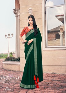 Último diseñador Georgette seda bordado Saree secuencia vestido de alta calidad traje Salwar Kameez Lehenga Choli Fab Zone - Product Image 2