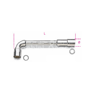 BETA DOUBLE ENDED <b>BOX</b> WRENCHES ART. 937 Hexagonal-polygonal <b>Chrome</b> - Product Image 1