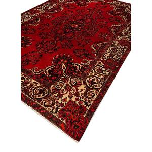 Tapis en laine noué à la main Aalam, motif médaillon rectangulaire abstrait rouge-orange, pour la maison - Pae-4935, tapis 9x12 pour entrée et couloir - Product Image 2