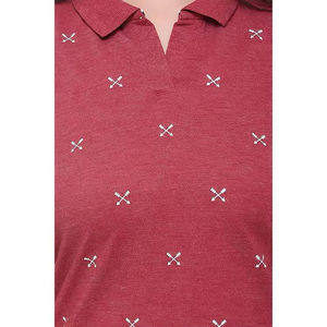 Elegantes camisetas de polo con estampado personalizado para mujer hechas de lona de algodón para ropa informal - Product Image 6
