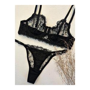 Set reggiseno Bralette nero