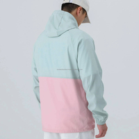 Veste coupe-vent en tricot respirante et imperméable tendance 2023 pour homme et femme, manteau d'hiver avec capuche, logo brodé personnalisé, taille plus