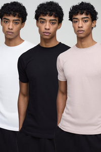 Vente en gros 100% T-shirt en coton pour hommes Logo personnalisé solide motif cou coupe ample 200 grammes tissu pour Streetwear Fitness bas quantité minimale de commande - Product Image 3