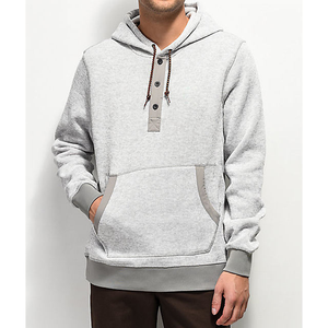 Suéter de Algodón Extra Grande de Diseño Personalizado, Sudadera con Capucha de Hombros Caídos para Invierno, Forro Polar Grueso, Diseño de Bolsillo Estampado, Peso del Tejido 380g - Product Image 3