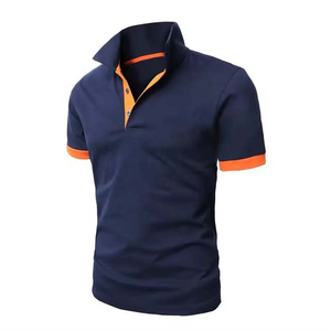 เสื้อโปโลผู้ชายสีพื้น ผลิตในปากีสถาน เสื้อโปโลลำลองแขนสั้นสำหรับผู้ชาย - Product Image 4
