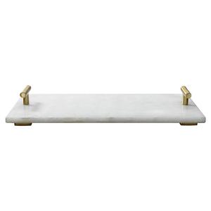 Magnifique plateau de service en marbre avec poignée design pour les mariages et les services de traiteur pour événements. - Product Image 6