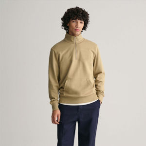 Fait sur mesure 100% coton 400 GSM hommes demi-fermeture éclair sweat automne hiver grande taille pull décontracté Streetwear sweat à capuche surdimensionné - Product Image 1