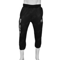 Pantalon de football mi-long décontracté pour homme, séchage rapide, imperméable, en polyester, avec logo imprimé par sublimation, personnalisable, cordon de serrage