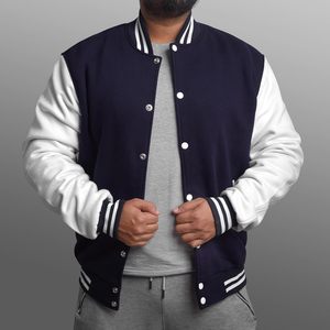 Chaqueta de lana con soporte de logotipo personalizado PrimeBadge, estilo universitario de alta calidad, reversible, cómoda tela fina, invierno, un solo botón - Product Image 6