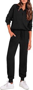 Conjunto Deportivo Casual de Invierno para Mujer, Lavado Ácido, Estampado, Corte Regular, Tacto Cálido, Secado Rápido, Transpirable - Product Image 6