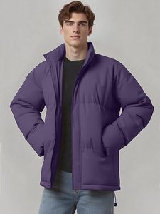 Wholesale Custom Puffer <b>Jacket</b> <b>Men</b> 2025 Warm <b>Waterproof</b> <b>Lightweight</b> Insulated Winter Outerwear OEM Fashion Streetwear Supplier - Product Image 3