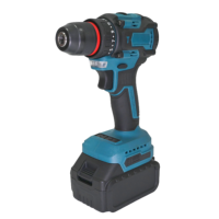 Perceuse sans fil à vitesse variable 21V avec moteur à courant continu, ensemble de tournevis électrique multifonction