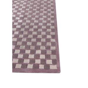 Alfombra Rectangular de Lana y Viscosa Tejida a Mano Wild Wanderlust Ivory, Diseño Geométrico Abstracto para Sala de Estar, Pasillo, Modelo TR-14990 - Product Image 4