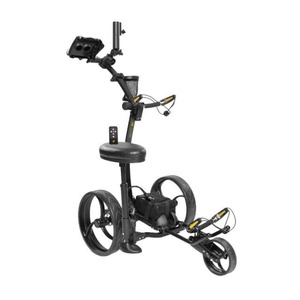 Chariot de golf électrique de luxe BatCaddy X8R en acier inoxydable, 12V, batterie au lithium SLA 35/36Ah - Product Image 1