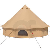 Al Aire Libre 4 estaciones turista impermeable Glamping tienda de lujo 3M 4M 5M 6M algodón tienda de lona tienda de campaña