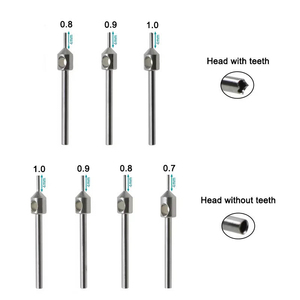 Punzones FUE para trasplante de cabello, instrumentos quirúrgicos manuales reutilizables de acero inoxidable, tamaños de 0,7mm, 0,8mm, 0,9mm, 1,0mm, certificado CE - Product Image 3