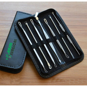 Extractor de Puntos Negros Facial de Acero Inoxidable Premium, Herramienta Profesional para Eliminar Puntos Negros y Comedones - Product Image 1