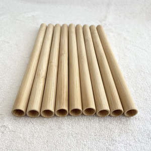 Pajita Desechable de Bambú Biodegradable y Ecológica, Cubiertos de Bambú Portátiles Ecológicos - Product Image 4