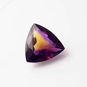 100% gemas y piedras sueltas de forma de trillón de ametrino de corte facetado de calidad superior genuina para uso de colgantes y joyería a granel OEM - Product Image 5