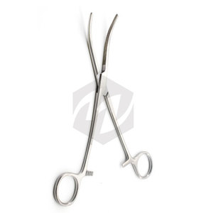 Rochester Carmalt Forceps Curved 8" Manual Surgical Hemostatic <b>Clamp</b> Tool Stainless Steel CE Certified Veterinary Surgical - Product Image 3