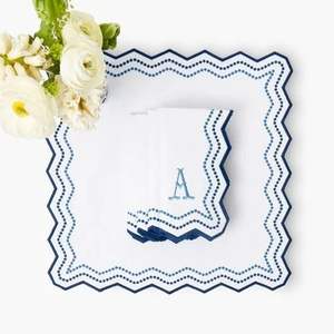 Elegant <b>linen</b> table <b>placemats</b> embroidered work to enhance your dining table aesthetics for special dinner gatherings - Product Image 4