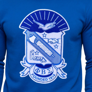 Sigma Shield Chenille Sudadera bordada Algodón suave Premium Greek Fraternity Apparel Phi Beta Sigma Ropa para hombre - Product Image 2