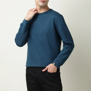 Sweat-shirt à col rond personnalisé pour hommes en hiver-Tissu polaire à séchage rapide et respirant grande taille disponible - Product Image 4