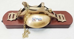 นักออกแบบทองเหลืองติดผนังและแขวนตกแต่งบ้าน ระฆังทองเหลืองเดินทะเล ตกแต่งแขวนร้านอาหารค่ํา ระฆังบริการโรงแรม - Product Image 2