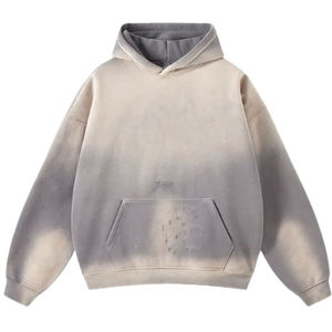 Dernière conception 100% coton Sweat à capuche en détresse à séchage rapide Vêtements décontractés Manches longues Pull à capuche en détresse - Product Image 1
