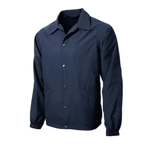 OEM High Quality Custom LOGO Blank Mens Jacket Windbreaker Jacket Cheap Price Coaches Jacket For Men