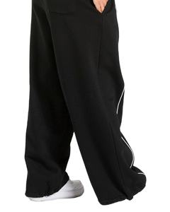 Pantalones de chándal holgados de pierna ancha y cintura alta, pantalón informal ligero Palazzo Joggers unisex de talla grande - Product Image 2