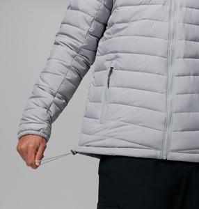 แจ็คเก็ตพัฟเฟอร์กันลมสีเทาแบบสบายๆ สำหรับฤดูหนาว ผลิตในปากีสถาน พร้อมโลโก้สั่งทำพิเศษ มีกระเป๋า - Product Image 4