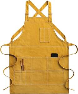 Delantal protector de cocina y barbacoa más vendido, chaqueta de soldadura de cuero suave ajustable, ropa de trabajo ignífuga - Product Image 6