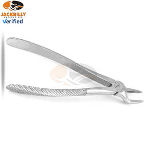 Fórceps de extracción Dental Manual de alta calidad #51S Patrón inglés Extracción de dientes certificada MOL de acero inoxidable Premium - Product Image 3