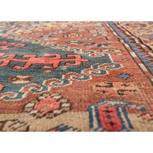 Alfombras de Lana Anudadas a Mano Aalam, Rectangulares, con Medallón Rojo Naranja y Patrones Abstractos para el Hogar -Pae-5565 para Sala de Estar y Dormitorio, 9x12 Pulgadas - Product Image 3