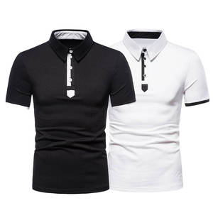 Polo de golf 100 coton pour hommes Polo vierge brodé de polyester de haute qualité quantité pour hommes personnalisé OEM - Product Image 1