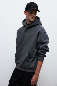 Sudadera transpirable de punto con Lazo de algodón para hombre, ropa de invierno, Sudadera con capucha, manga larga, ajuste holgado, hombro caído, estampado personalizado - Product Image 6