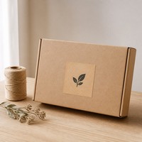 Étiquettes adhésives personnalisées en papier kraft, impression laser, autocollants écologiques pour emballages cadeaux et expéditions