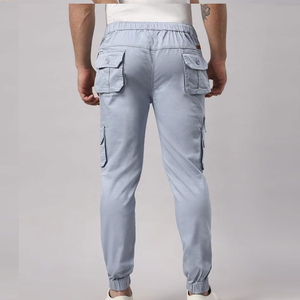 Best Selling White 6 Pocket Men's <b>Cargo</b> <b>Pants</b> Loose Fitted Branded Material Cotton Polyester Made Fresh Men <b>Cargo</b> <b>Pants</b> - Product Image 4