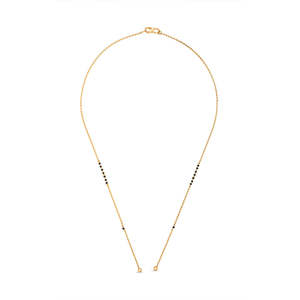 Cadenas Arohi, Mangalsutra de Oro - Joyería Cultural Coleccionable para Mujeres - Product Image 2