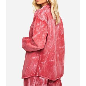 Respirant femmes Denim veste coton décontracté à manches longues vêtements d'extérieur en gros OEM abordable durable élégant mode - Product Image 5