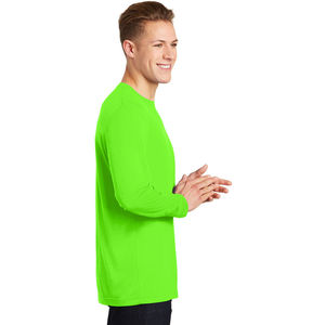 เสื้อยืดแขนยาว unisex สีดำล้วน, เสื้อยืดผ้าฝ้ายระบายอากาศได้ดีปรับแต่งได้ - Product Image 3