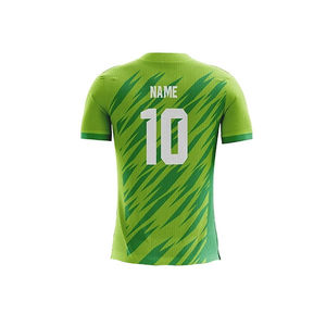 Maillot de football pour hommes - 100% polyester, séchage rapide et respirant, manches courtes, pour entraînement de football et performances en club toute saison - Product Image 5