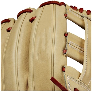 Guante OEM personalizado de cuero genuino de alta calidad respetuoso con el medio ambiente transpirable duradero mejor para el receptor de bateo de béisbol de la escuela secundaria - Product Image 3