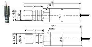 PPM-T314A độ chính xác cao 4-20mA 0-5V 1-5V Cảm biến áp suất-40-150 ℃ cảm biến áp suất nhiệt độ cao - Product Image 5