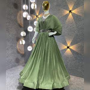 Moda de moda para mujer vestido largo Anarkali bordado Kurti con traje Dupatta boda y ropa de fiesta India 2024 para niña - Product Image 1