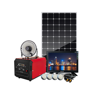 Nhà Máy bán hàng trả tiền như bạn đi năng lượng mặt trời hệ thống nhà 12V 60W năng lượng mặt trời năng lượng xách tay mini Máy phát điện Bộ dụng cụ tắt lưới 30W 60W - Product Image 5