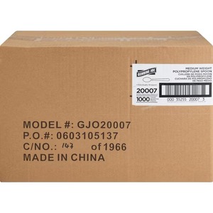 Genuine Joe, GJO20007, Cuillère emballée individuellement, 1000 / Carton - Product Image 2